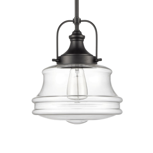 Industrial Pendant Light Black Schoolhouse Hanging Light